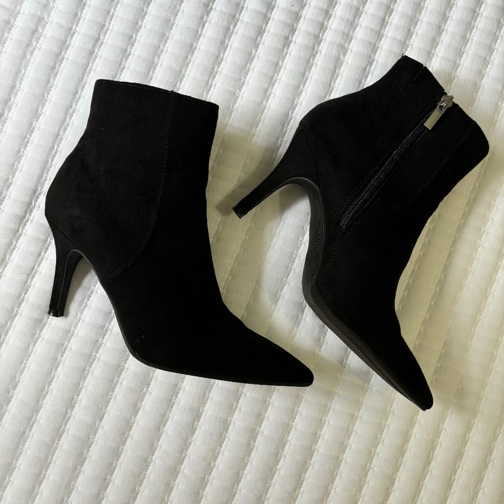 Black Heeled Booties - A New Day - Size 6.5